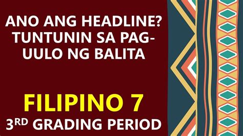 ano ang headline